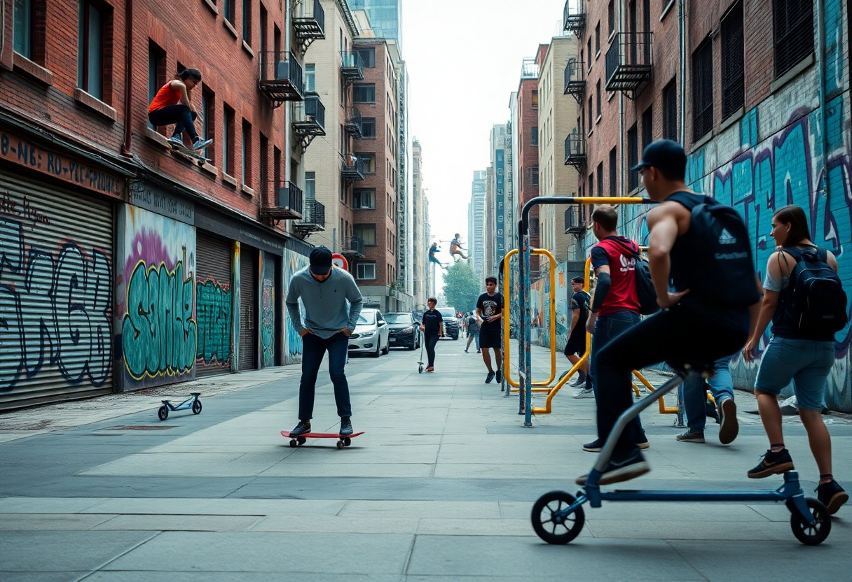 Městské sporty – Skating, parkour a street workout jako nový mainstream